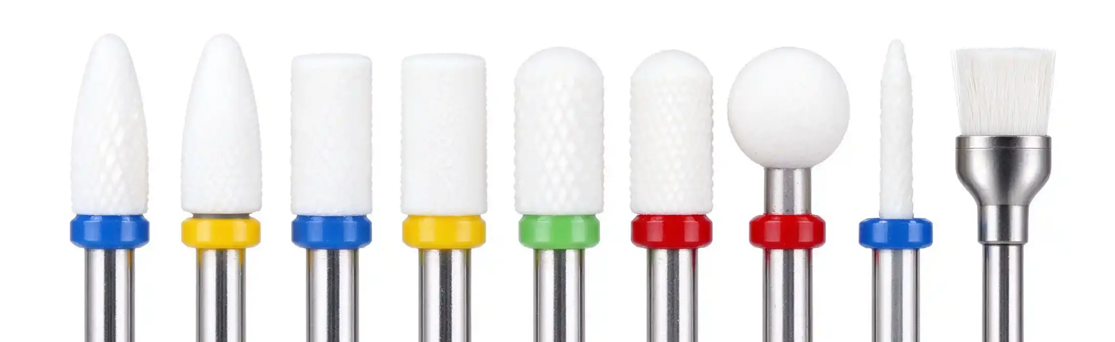 ceramic nail drill bit shape and grit options