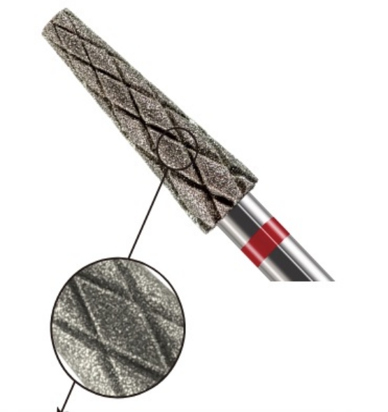 diamond nail drill bit abrasive surface inspection reference