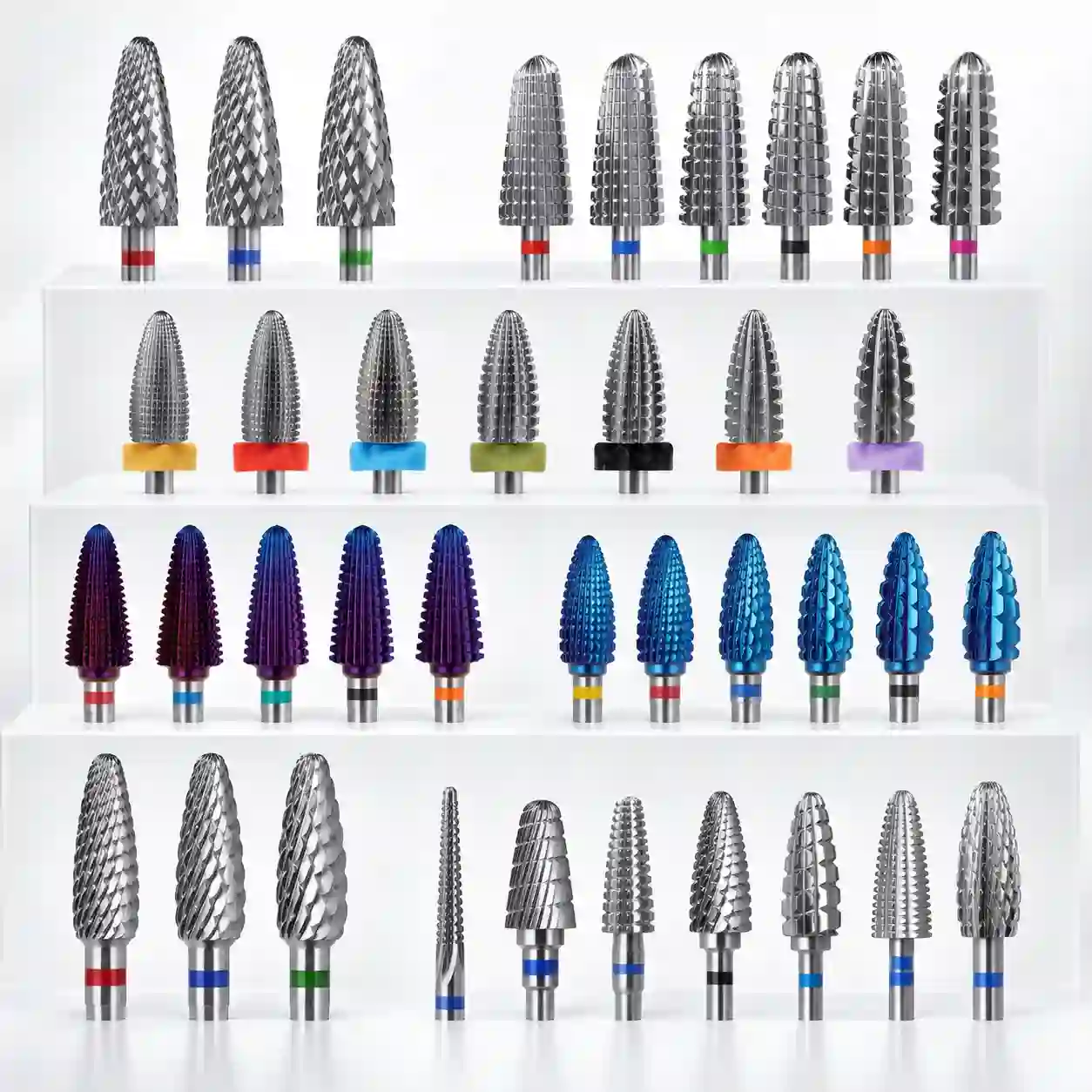 corn and multi-cut carbide nail drill bit icon