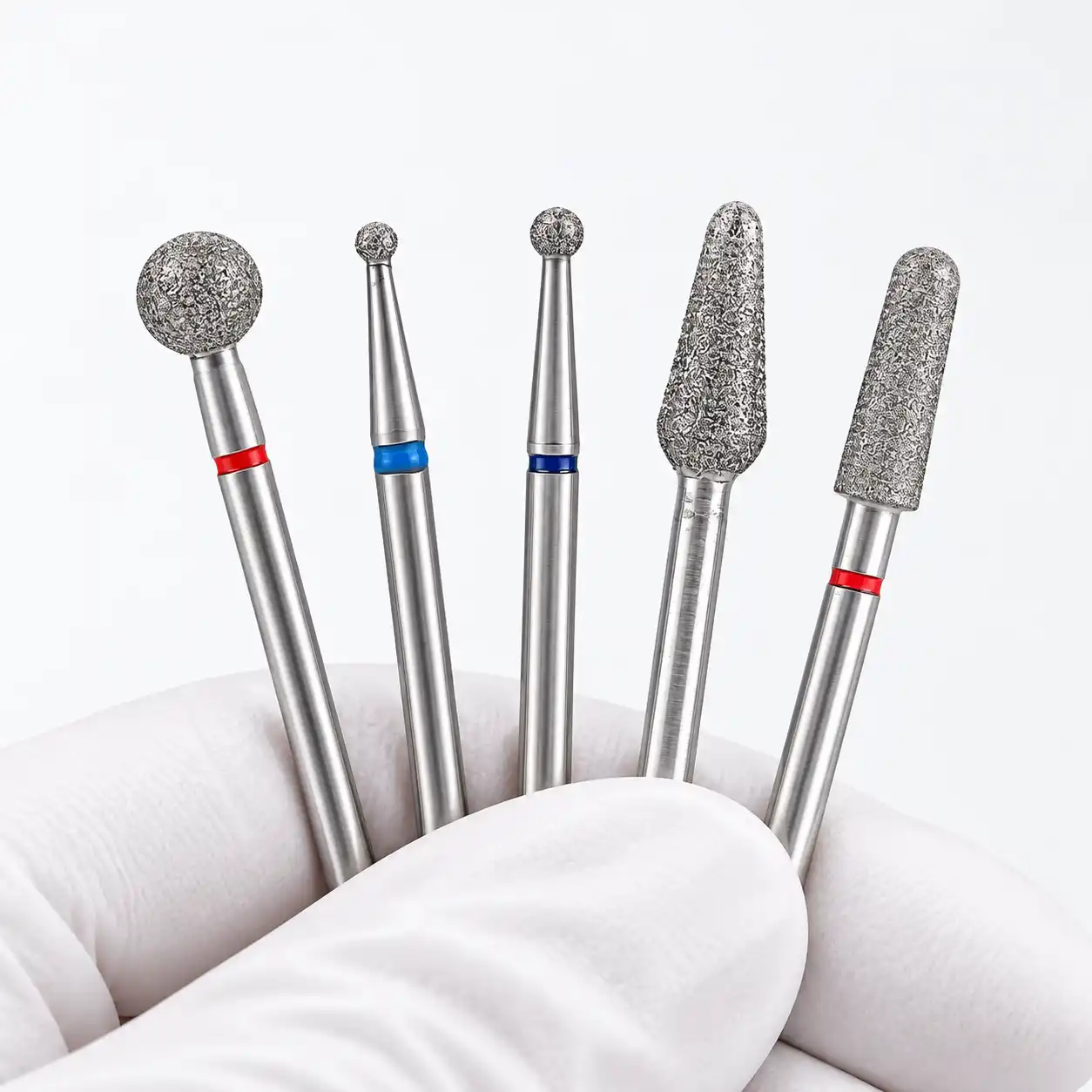 diamond nail drill bit shape options