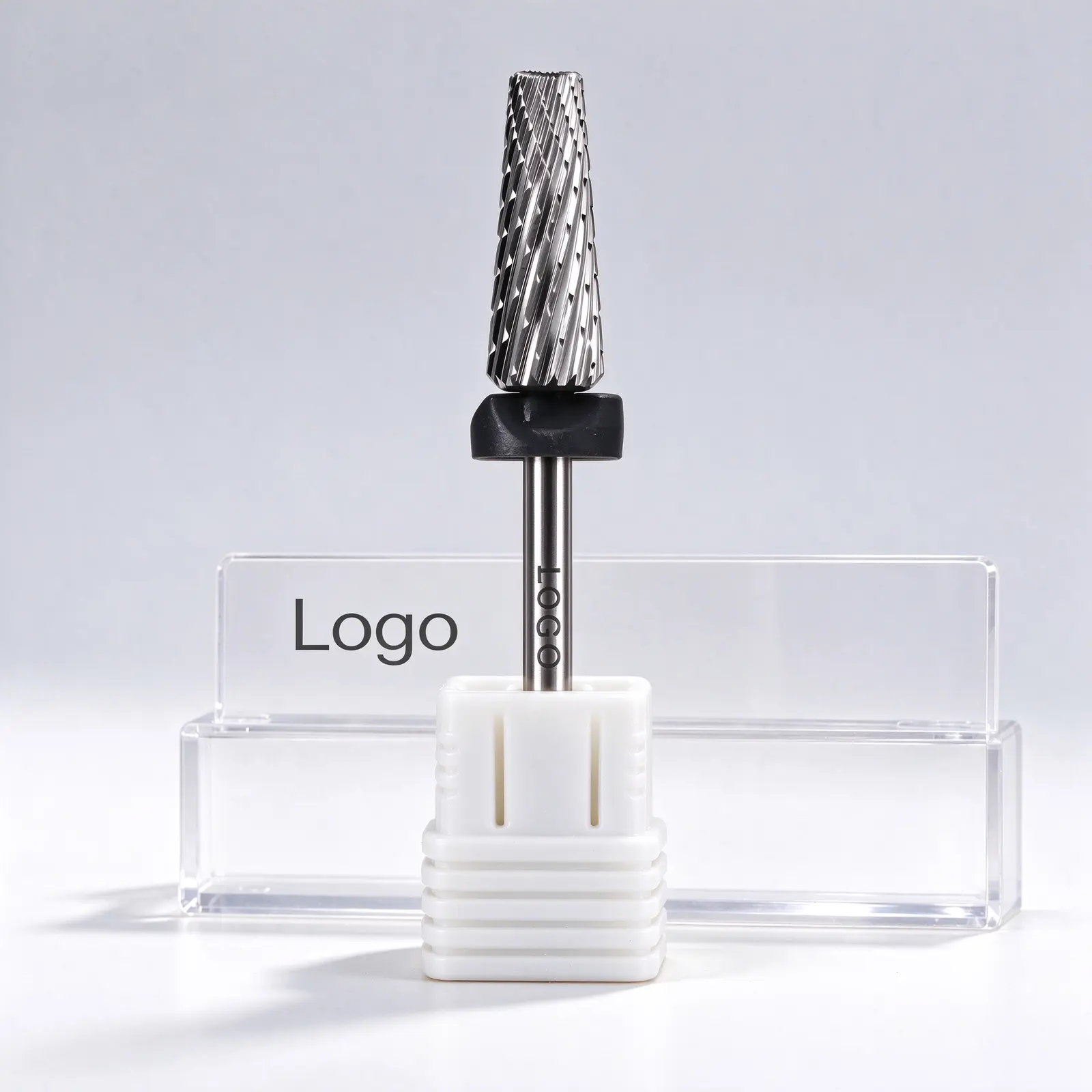 Logo printing or laser marking​ private label nail drill bit example
