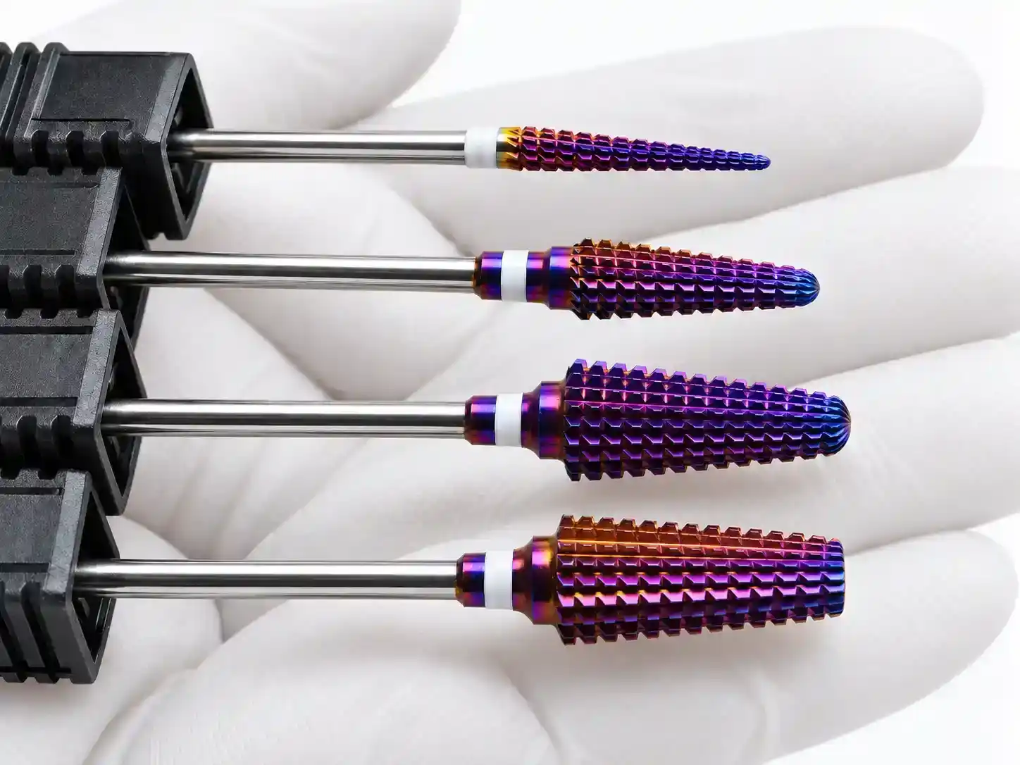 Professional nail drill bit production environment