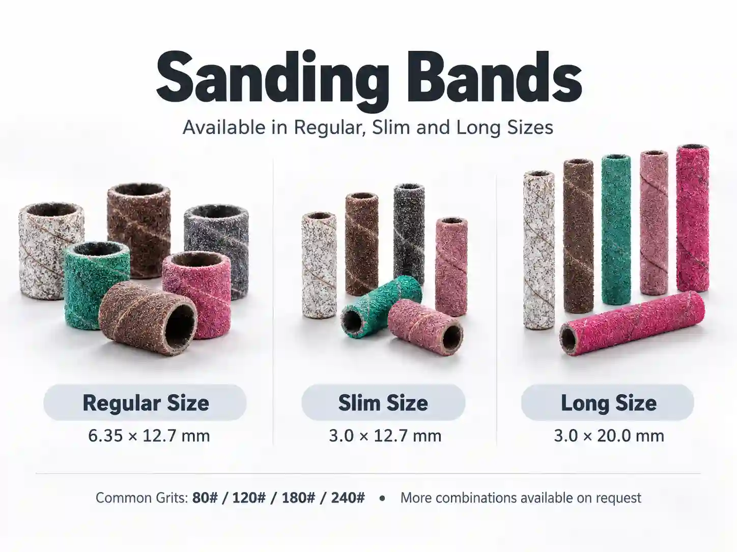 sanding bands wholesale product options