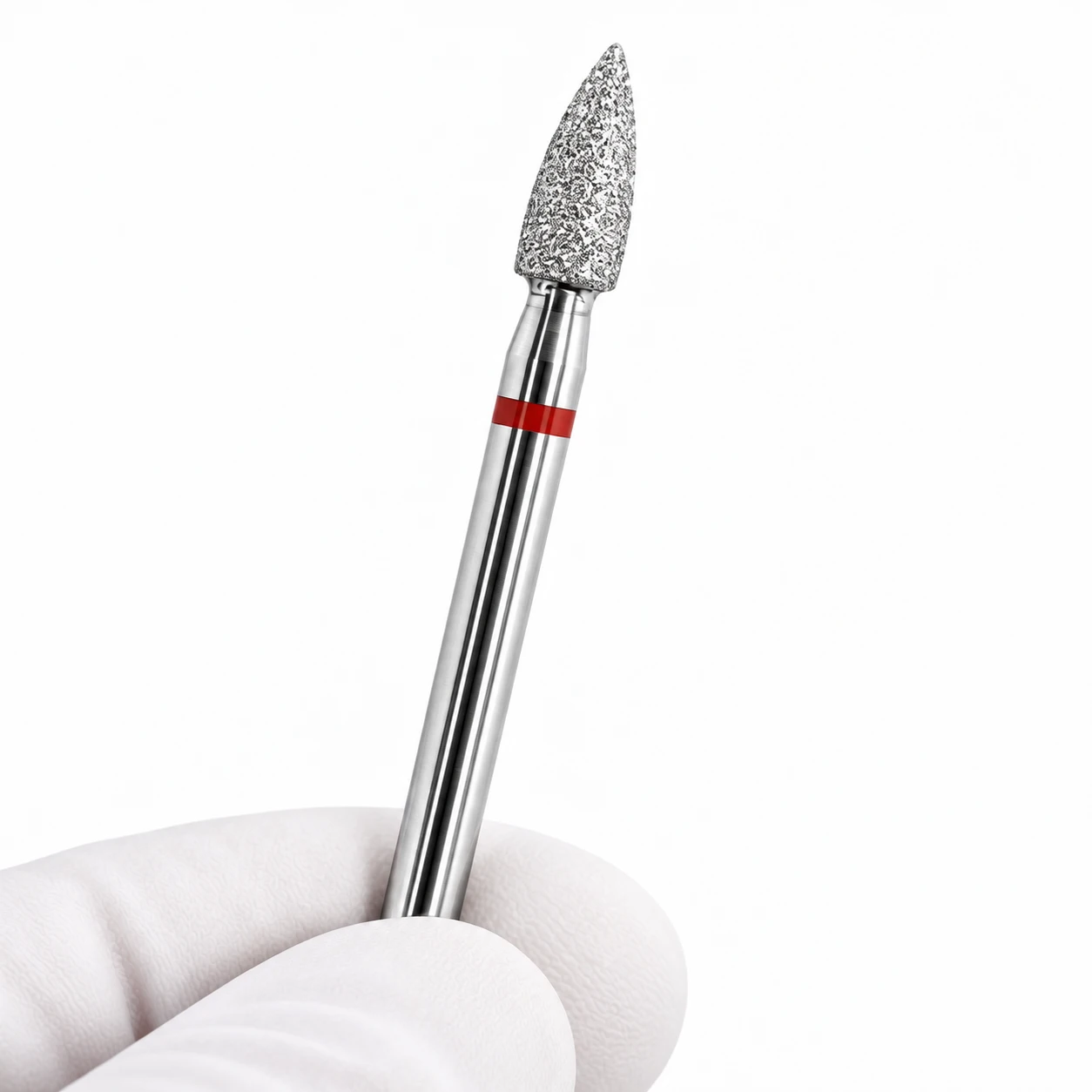 Flame diamond nail drill bit product range
